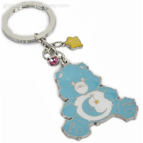 Key Ring with Car Logo Chrome Metal Key Chain Key Ring Factory